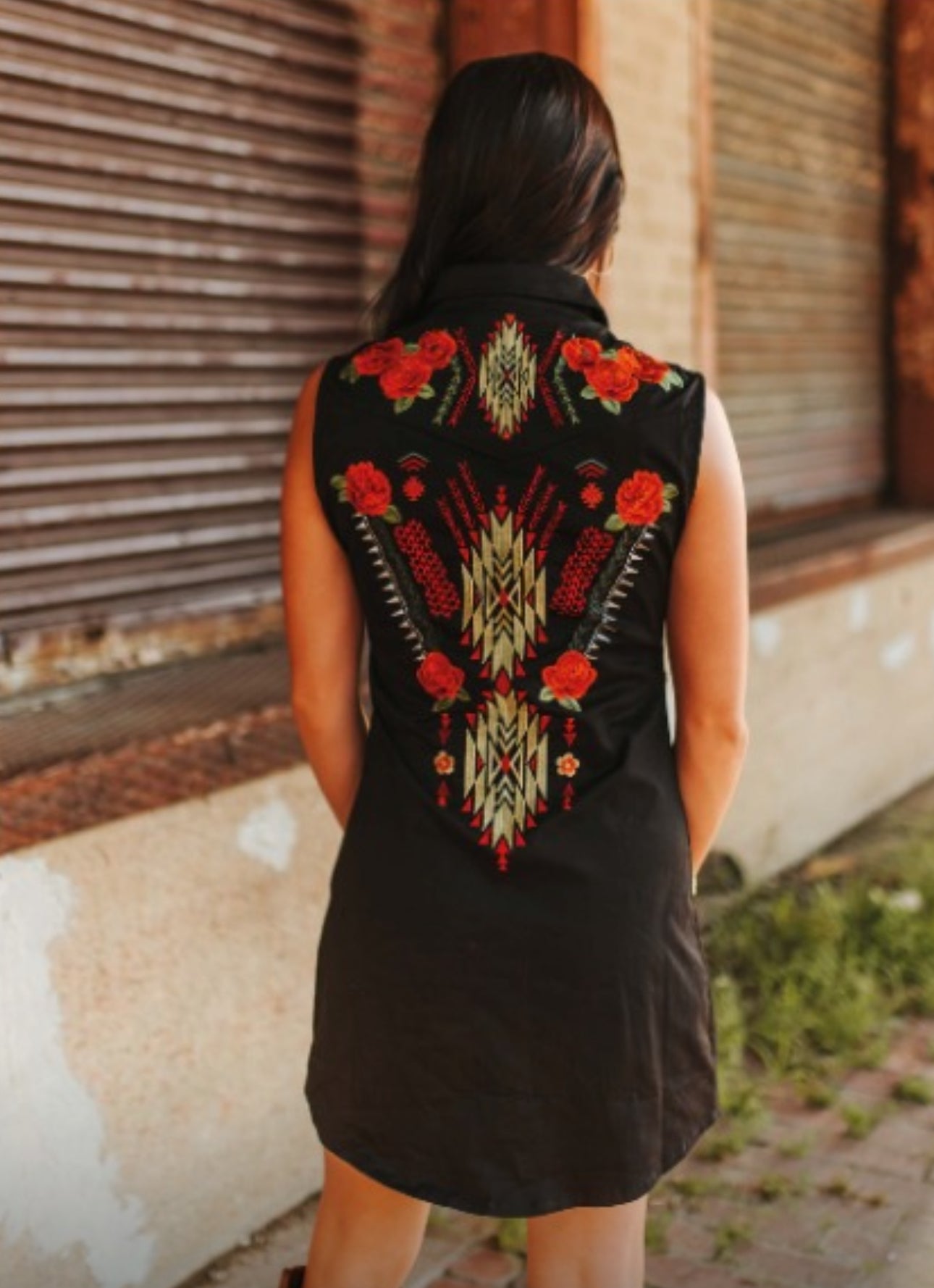Vestido bordado