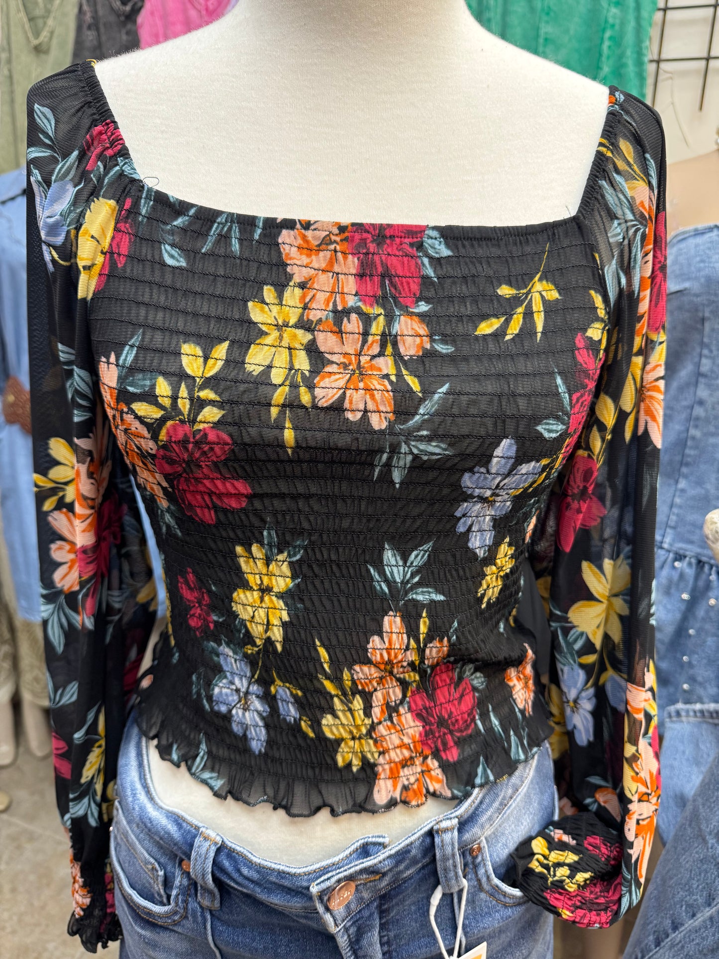 Blusa flores