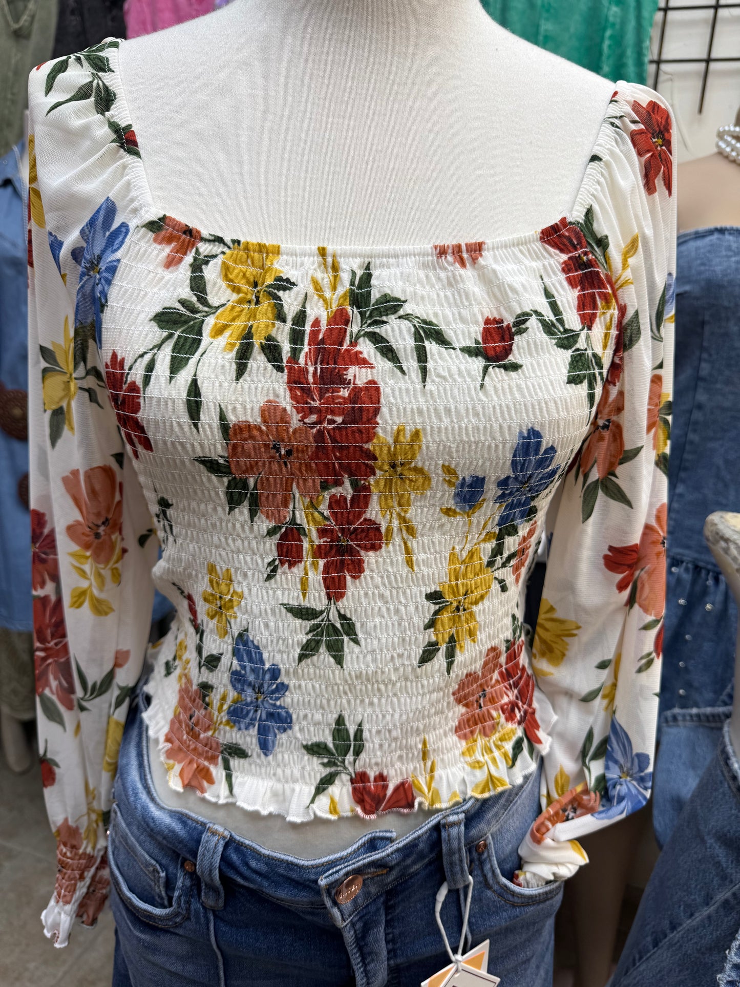 Blusa flores
