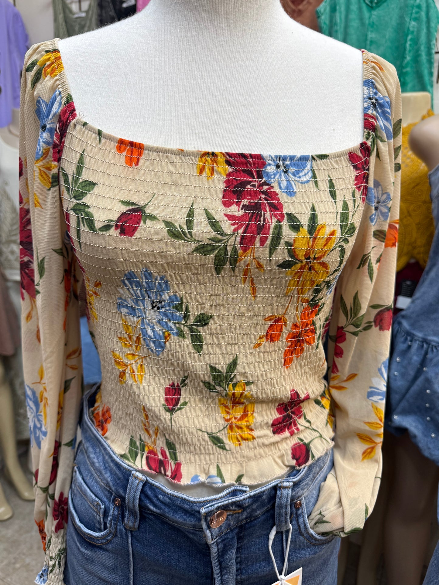 Blusa flores