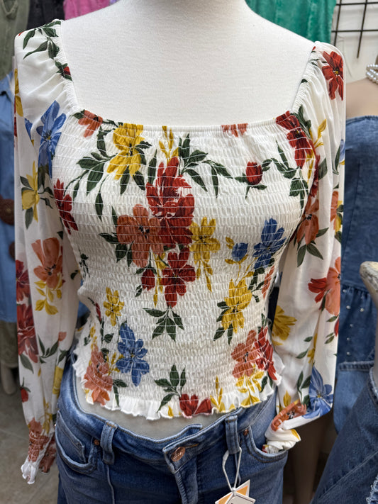 Blusa flores