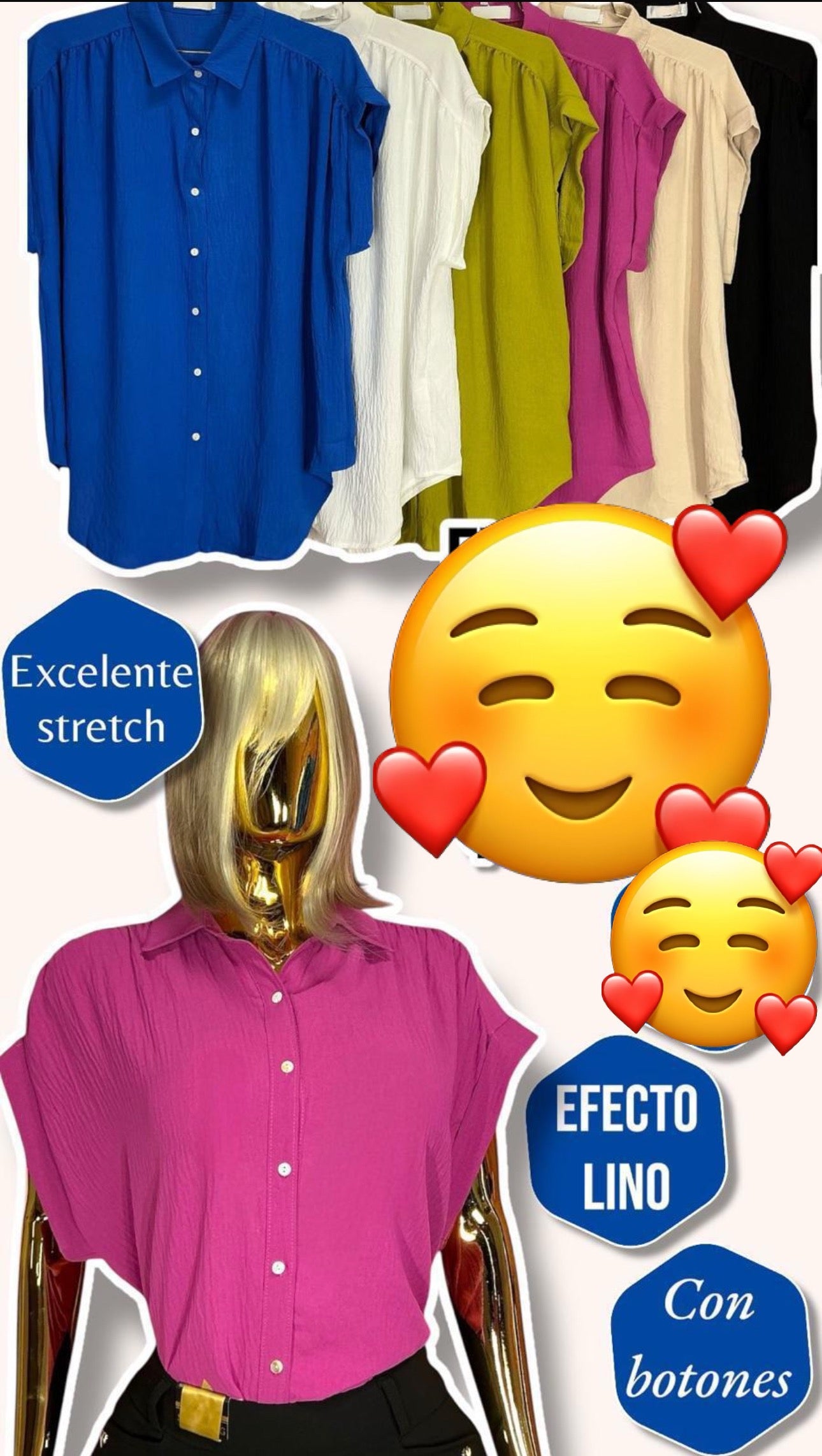 Blusas oversize